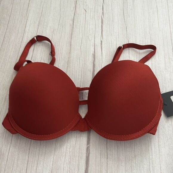 NWT Fredericks of Hollywood Push-Up Rust Underwire Bra Size 34B - Picture 8 of 8